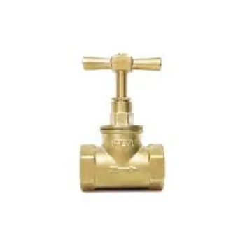 Brass Stopcock Golden Color 