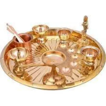 Jai Mahakali Agarbatti Traders Brass Thali