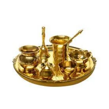 Sai Souriish Enterprises Brass Thali