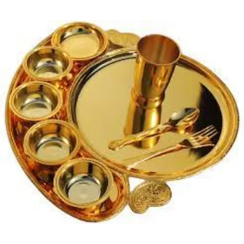 Antique Brass Thali