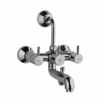 Brass Wall Mixer Silver  Color 
