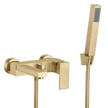 Brass Wall Mixer  Golden  Color 