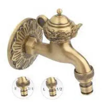 Brass Water Taps, Golden Color