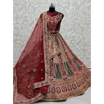  Anti Wrinkle Bridal Lehenga