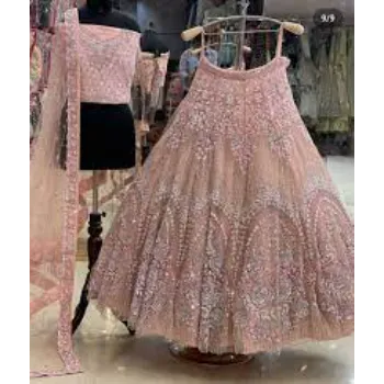 Bridal Full Embroidery Lehenga 