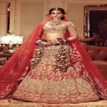 Modernistic Heavy Work Bridal Lehenga
