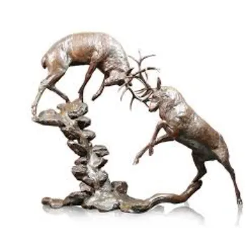 Bronze Sculpture Michael Simpson Stags