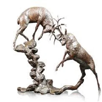 Deer Bronze Sculpture