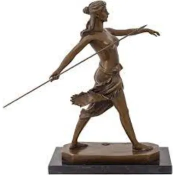  Amazon Warrioress Bronze Sculpture 30 cm Antique Style