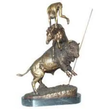  The Buffalo Horse Bronze Sculpture