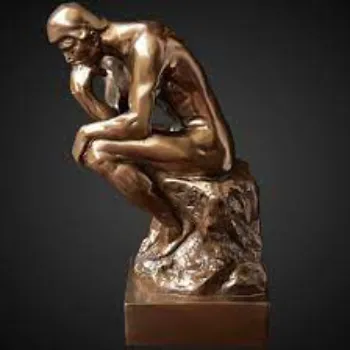  Magicsculp-The Thinker Statue in Premium Cold Cast Bronze