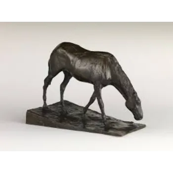 Black Bronze Horse Sculpture