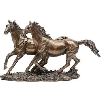  Artisanti Running Horses Sculpture