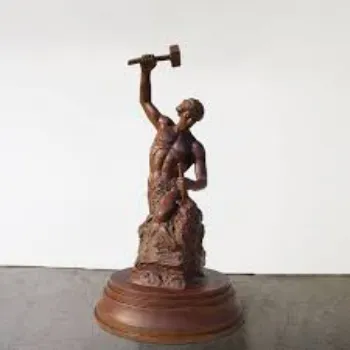 Bronze Statue Self Made Man Famous  