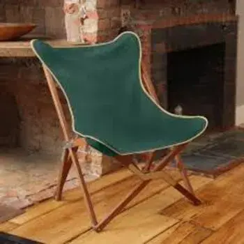 Green Wood Butterfly Chair