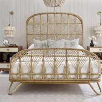 Modern Cane Bed