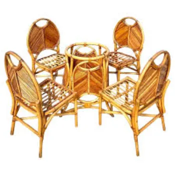 Modern Cane Dining Set
