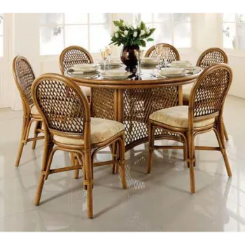 Cane Dining Set