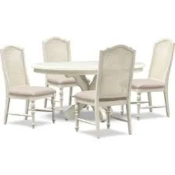 Polished Cane Dining Set