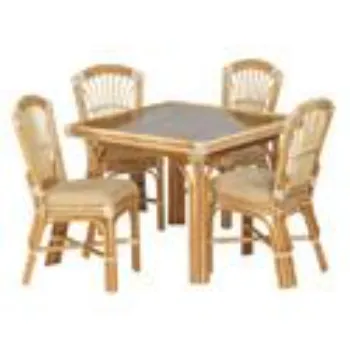 Plain Cane Dining Set