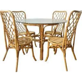 Cane Dining Set