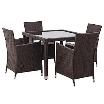 Comfortable Cane Dining Set