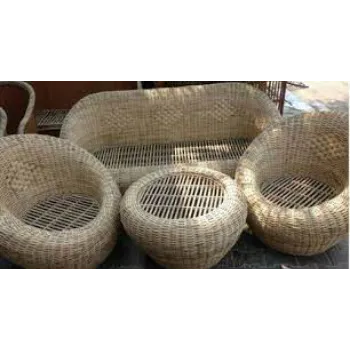 Fine Finishing  Cane Sofa Set