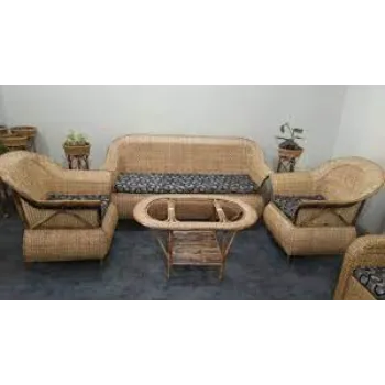 Solid Cane Sofa Set