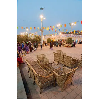 Modern Cane Sofa Set