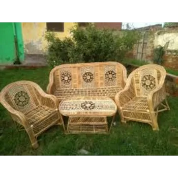 High Capacity Cane Sofa Set