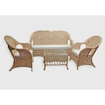 Fine Finishing Cane Sofa Set