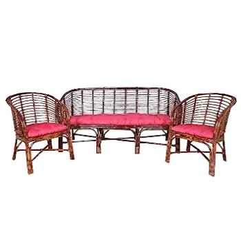 Comfortable Cane Sofa Set