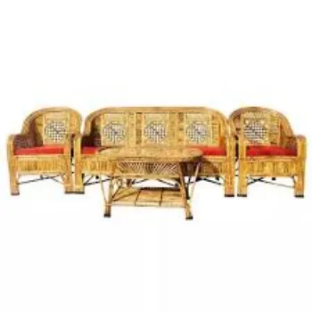 Fine Finishing Cane Sofa Set
