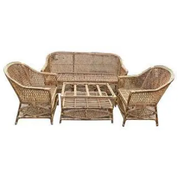 Durable Cane Sofa Set