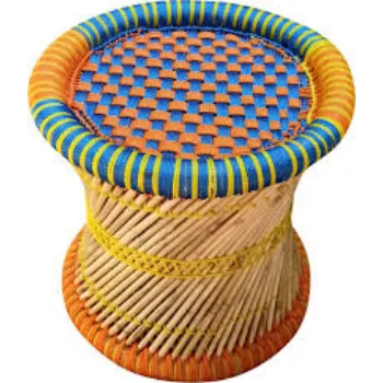 Round Cane Stool