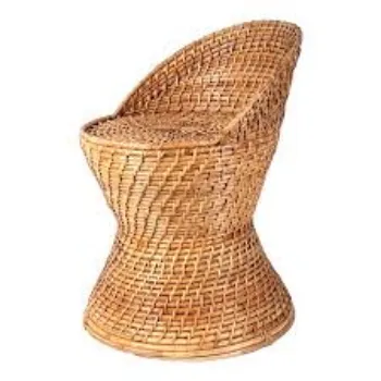 Brown Cane Stool