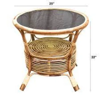 Fully Assembled Cane Table
