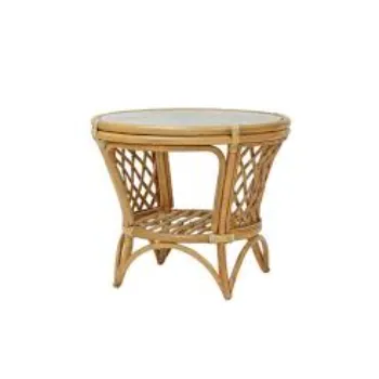 Solid Cane Cane Table