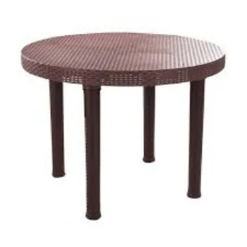Round Cane Table