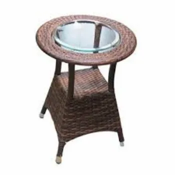 Round Cane Table