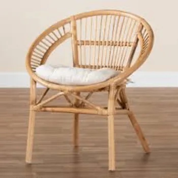 Plain  Cane Wooden Chair