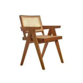 Durable Cane Wooden Chair