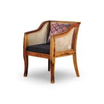 Modern Cane Wooden Chair
