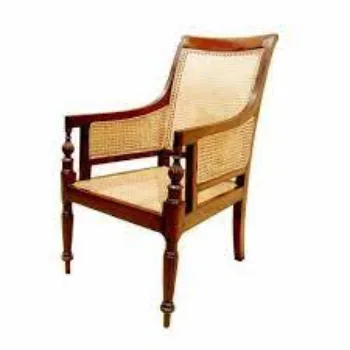 Durable Cane Wooden Chair