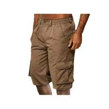 Slim Fit Cotton Cargo Shorts