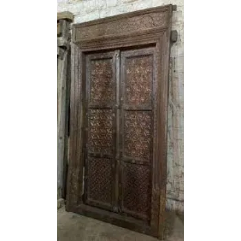Soft Carved Wood Doors