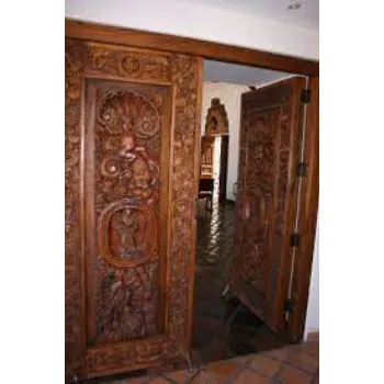 Sunny Carved Wood Doors