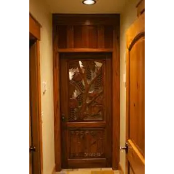 Stylish Carved Wood Doors