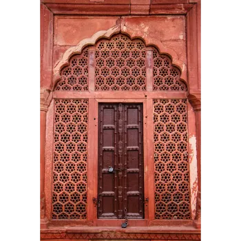 Mahavir Carved Wood Doors