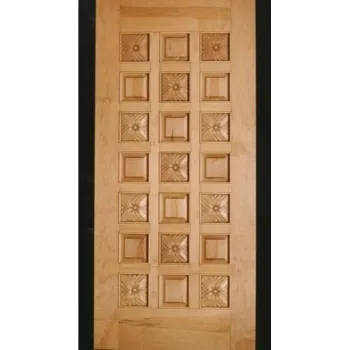 Plain Carved Wood Doors